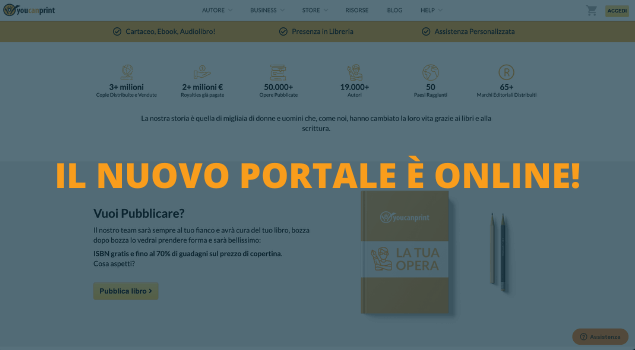 nuovo sito Youcanprint online